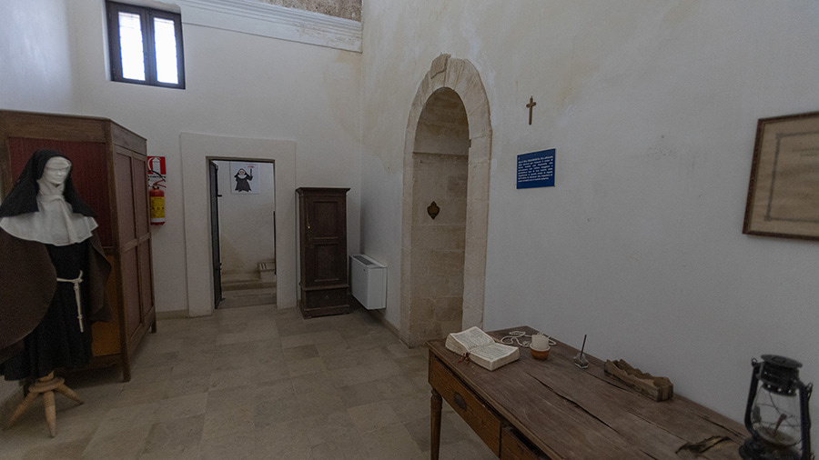 I luoghi di clausura della Chiesa di Santa Chiara di Noto