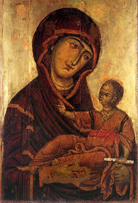 Il famoso quadro siciliano la Madonna della perla